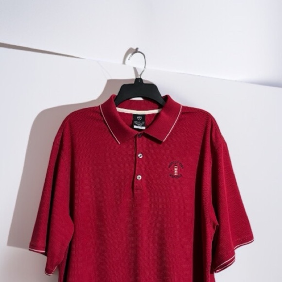 Nike Golf Dri-FIT Polo XL Red | Harbour Town Golf Links | PGA, Athletic, Casual - Picture 2 of 4